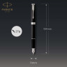 Перьевая ручка PARKER ESSENTIAL SONNET MATTE BLACK CT F CW1931521