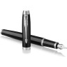 Перьевая ручка PARKER IM METAL BLACK CT S0856180